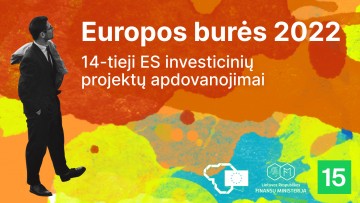 Finansų ministerija kviečia dalyvauti konkurse „Europos burės 2022“